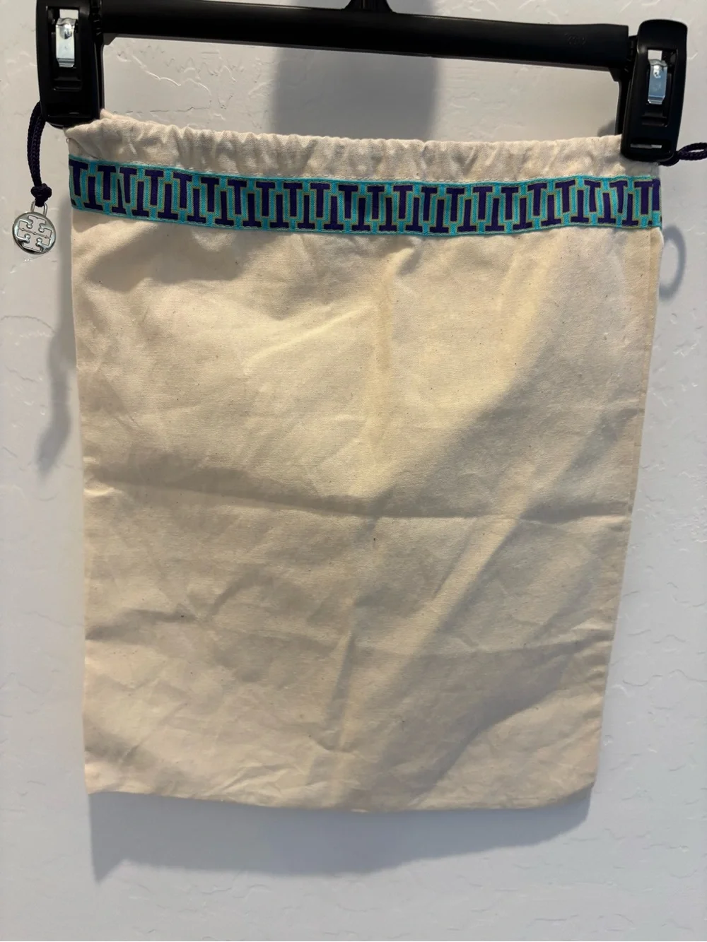 Tory Burch Canvas Drawstring Dust Bag